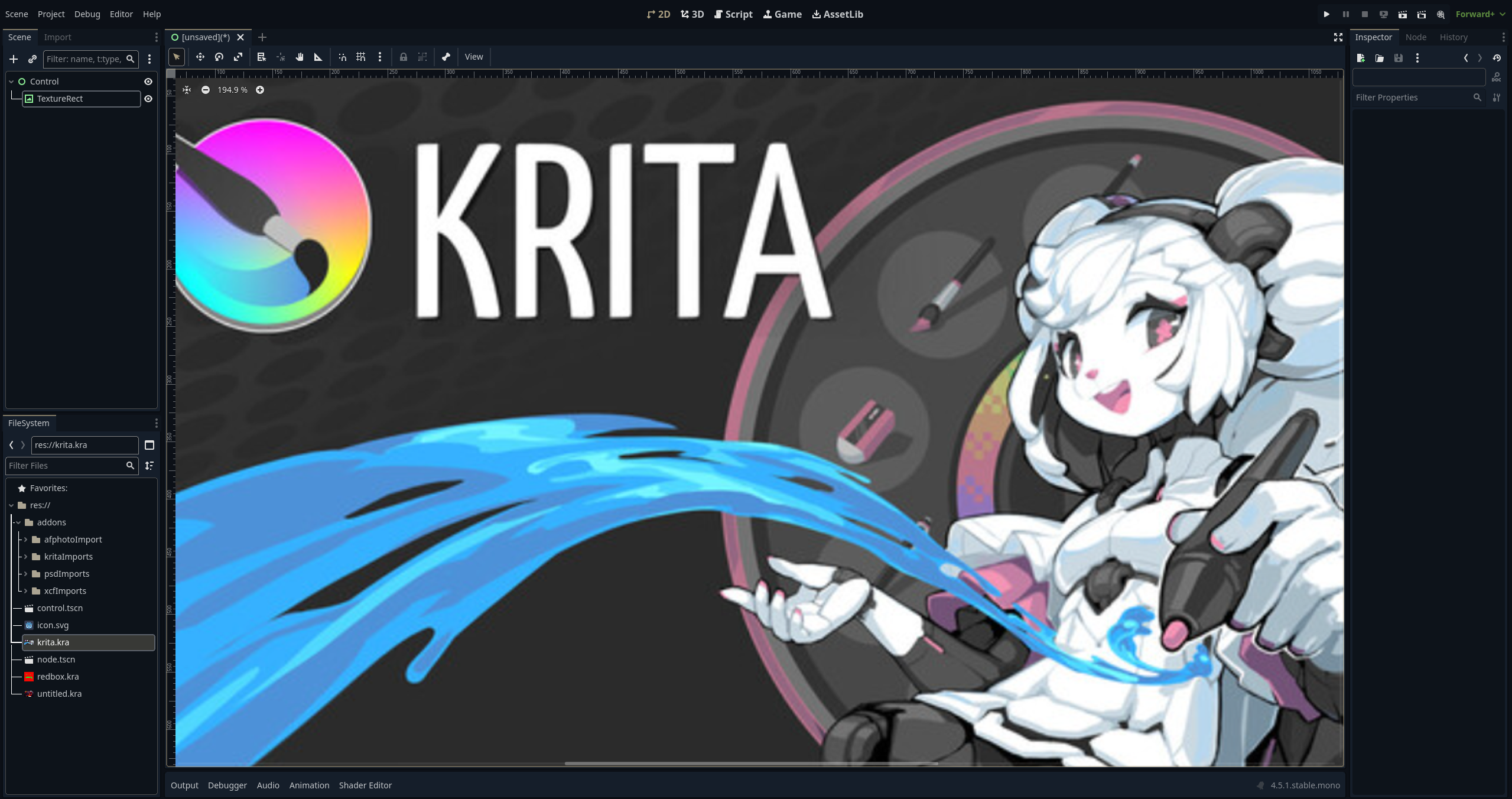 Krita (.kra) Importer