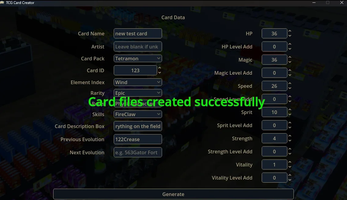 TCG Card Creator